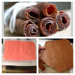Pinterest promised me fruit roll ups like the top picture. Um yeah, the end result was a like a fruity bullet shield or glass cutter... FAIL!